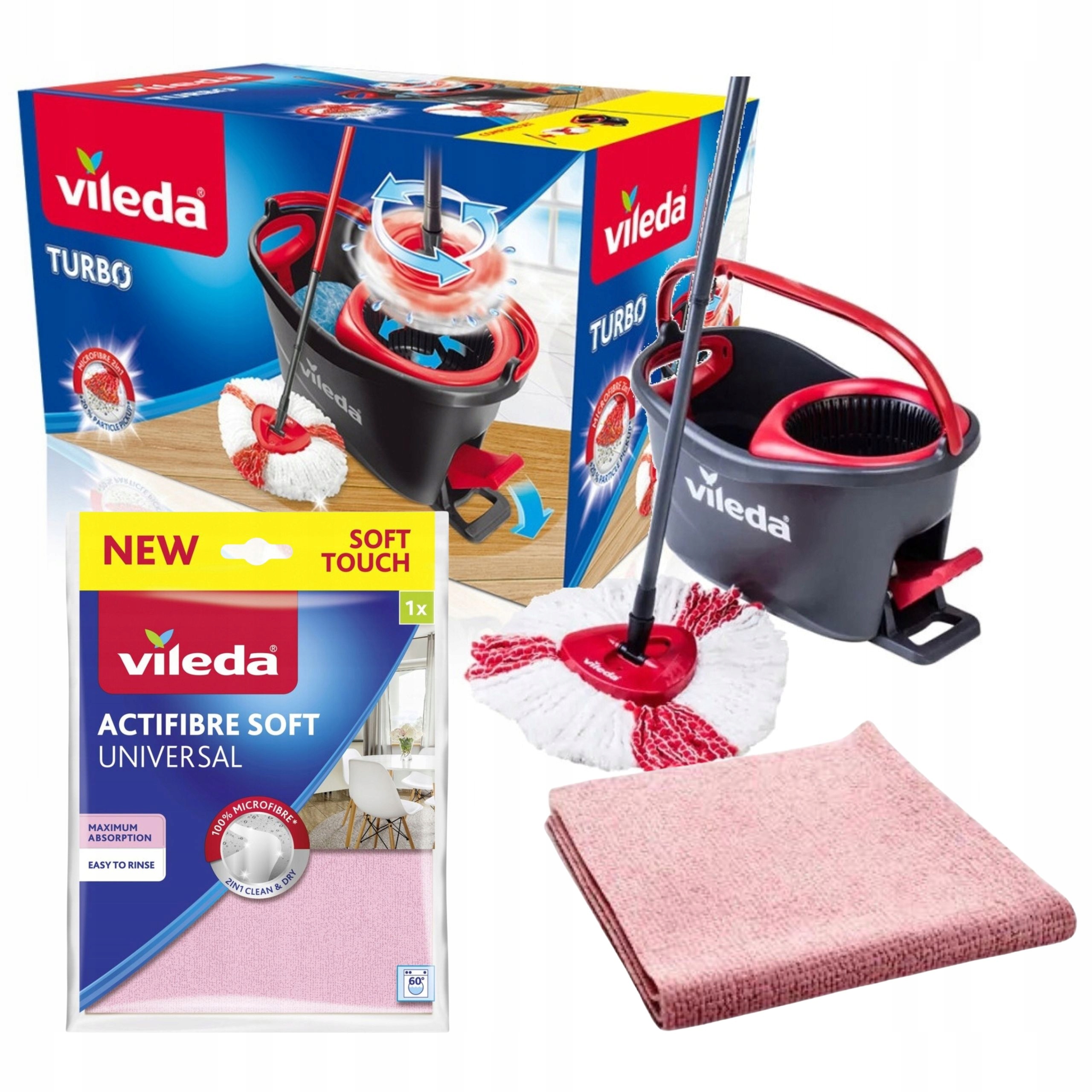 Vedro a odstreďovací mop Vileda